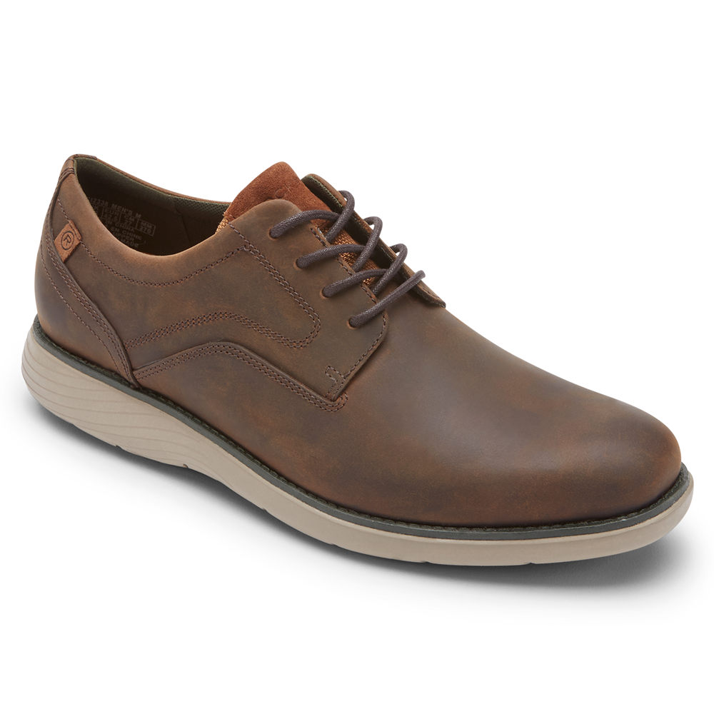 Rockport Oxfords Herre Brune - Garett Plain Toe - XHBT32946